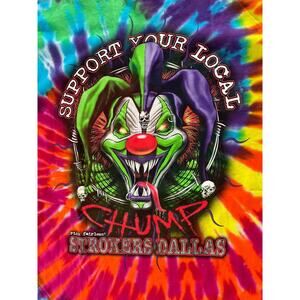 Rick Fairless Gildan 'Support Your Local Chump' Strokers Dallas Tee Shirt. L EUC